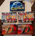 Vijf audio cassette bandjes sealed, 2 t/m 25 bandjes, Overige genres, Ophalen of Verzenden, Zo goed als nieuw
