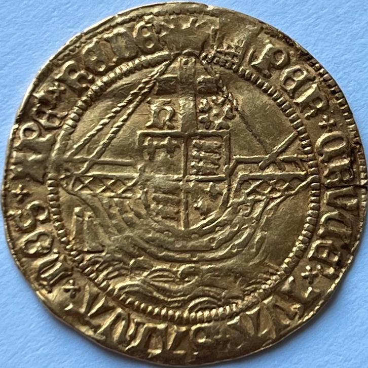 Engeland zeer zeldzame gouden angelot Henry VIII, Postzegels en Munten, Munten | Europa | Niet-Euromunten, Losse munt, Overige landen