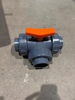 CH 3-weg kogelkraan PVC Ø50 mm – professionele uitvoering, Tuin en Terras, Overige typen, Nieuw, Ophalen of Verzenden, CH (PVC appendages & afsluiters)