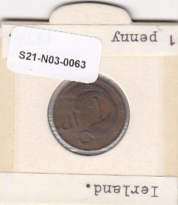 S21-N03-0063 Ireland 1 Penny VF 1976 KM20