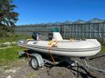 Belua rubberboot 350 luxe Rib incl. Yamaha motor, Watersport en Boten, Minder dan 70 pk, Overige merken, Benzine, Gebruikt