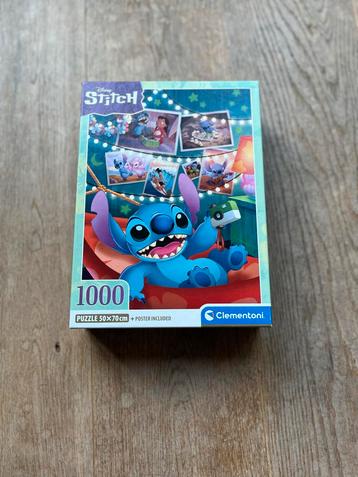 Stitch Puzzel 1000 stukjes - Clementoni beschikbaar voor biedingen