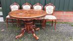 Barok eetkamer tafel met stoelen, Antiek en Kunst, Antiek | Meubels | Tafels, Ophalen
