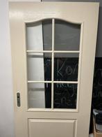 Opdekdeur (glas rechtsdraaiend, zonder glas linksdraaiend), Doe-het-zelf en Verbouw, Deuren en Horren, Ophalen, Gebruikt, 80 tot 100 cm