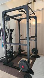 Power rack met dipbars en hulpstukken, Sport en Fitness, Fitnessmaterialen, Ophalen, Gebruikt, Benen, Overige typen