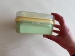 Tupperware vierkante, stapelbare bak, Ophalen of Verzenden, Gebruikt, Groen, Bak of Kom