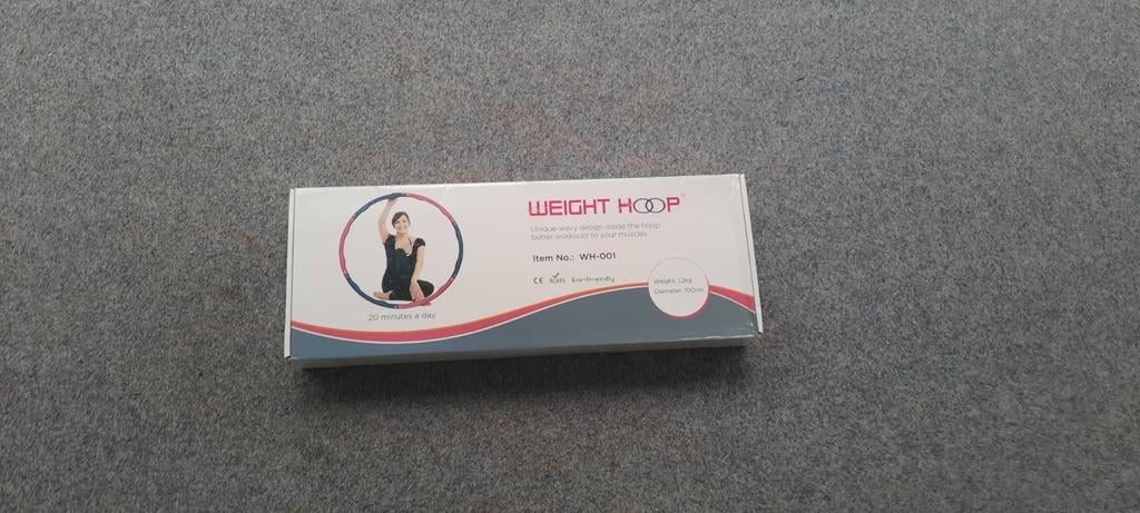 Hoelahoep 1.2kg. Ik nooit gebruikt. Heb er een van2.3 kg, Ophalen of Verzenden, Zo goed als nieuw, Fitness hoelahoep