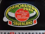 sticker Duitsland Panorama Park Sauerland  Wild- und Erlebni, Verzamelen, Ophalen, Zo goed als nieuw, Bedrijf of Vereniging