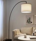 Ikea booglamp zwart + lampen kap, Huis en Inrichting, Lampen | Vloerlampen, Ophalen of Verzenden, Zo goed als nieuw