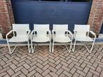 Set van vier Linea Veam sledestoelen. Italy, Ophalen, Gebruikt, Wit, Linea Veam
