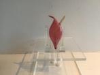 Nailsea miniatuur verstuiver, cranberry glas, 1860-1880, Ophalen of Verzenden