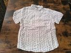 Wit overhemd met driehoekjes Maat 92 h, Kinderen en Baby's, Kinderkleding | Maat 92, Ophalen of Verzenden, Zo goed als nieuw, Onbekend