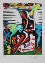 Mark Kostabi - Contemplating - Litho Handgesign., Ophalen of Verzenden