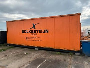 Dubbele unit bouwkeet kantine beschikbaar voor biedingen