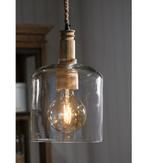 Riviera Maison hanglamp glas, Huis en Inrichting, Lampen | Hanglampen, Riviera maison, Ophalen of Verzenden, Minder dan 50 cm