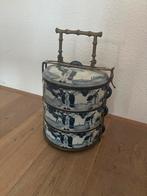 Antieke chinees porselein tiffin, Ophalen, Zo goed als nieuw