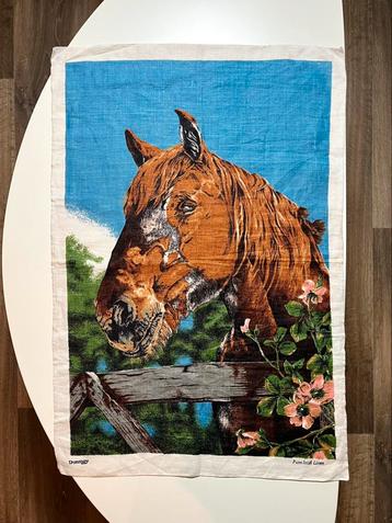 Vintage Theedoek Paard beschikbaar voor biedingen