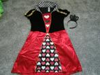 Hartenkoningin of Queen of Hearts uit Alice in Wonderland, Kleding | Dames, Carnavalskleding en Feestkleding, Maat 38/40 (M), Nieuw