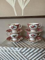 4x royal albert lady Carlyle kop en schotel dames, Antiek en Kunst, Antiek | Servies compleet, Ophalen of Verzenden