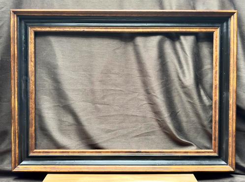 MASSIEF HOUTEN SCHILDERIJLIJST ((((((50x70))))) HOUT/ZWART, Huis en Inrichting, Woonaccessoires | Lijsten, Zo goed als nieuw, 50 tot 75 cm