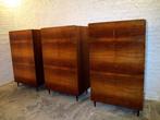 3 Mooie  Vintage 1960 Kledinkasten set, neerzetten&genieten, Verzenden