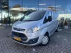 Ford Transit Custom 330 2.2 TDCI L2H1 Ambiente Airco, Auto's, Bestelauto's, Euro 5, Gebruikt, Zwart, 4 cilinders