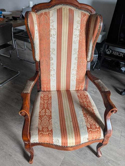 hout, Antiek en Kunst, Antiek | Meubels | Stoelen en Banken, Ophalen