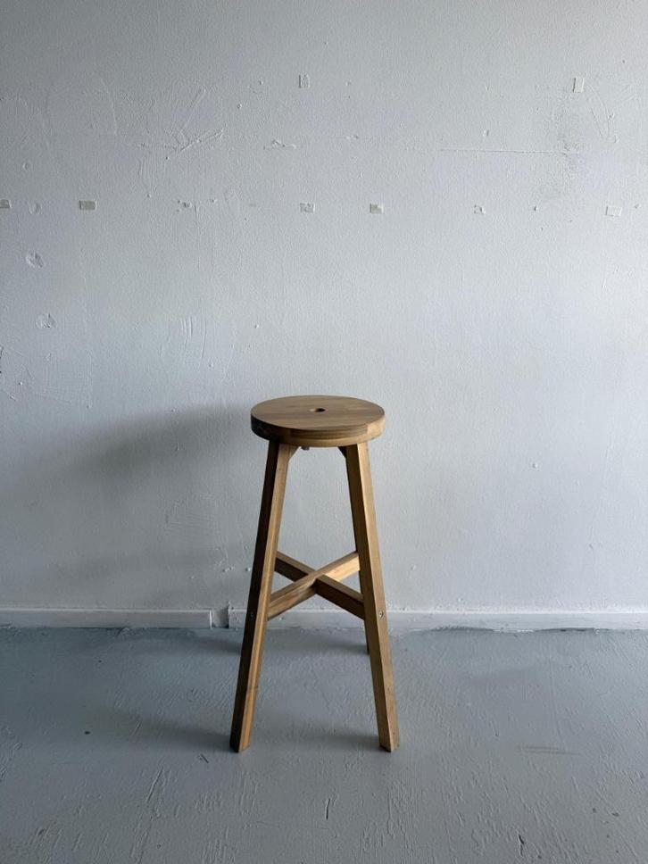 Bar krukken, Huis en Inrichting, Barkrukken, Gebruikt, 60 tot 90 cm, Hout, 5 krukken of meer, Ophalen