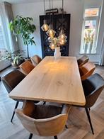 Prachtige eikenhouten tafel, Huis en Inrichting, Tafels | Eettafels, Ophalen, Eikenhout, 200 cm of meer, 50 tot 100 cm