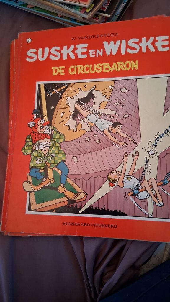 Vintage Suske en Wiske - De Circusbaron stripboeken, Boeken, Stripboeken, Gelezen, Eén stripboek, Ophalen of Verzenden