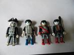 Playmobil vier Zeerovers, Ophalen of Verzenden, Gebruikt, Los playmobil
