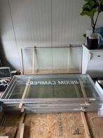Glas panelen 5x groot en 3x klein, Doe-het-zelf en Verbouw, Glas en Ramen, Ophalen, Zo goed als nieuw, 160 cm of meer