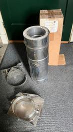Nieuw RVS Dubbelwandig Rookkanaal doorsnee 125 lengte 50 cm, Doe-het-zelf en Verbouw, Ventilatie en Afzuiging, Ophalen, Zo goed als nieuw