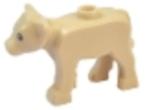 Lego Dieren Koe / Kalf Tan Calf with Black Eyes and White, Ophalen of Verzenden, Nieuw, Losse stenen, Lego