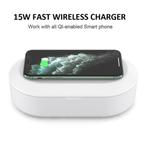 CASEME UV Box Cleaner + Draadloze lader smartphones - Wit, Brouwer 1, 5521DK Eersel, Nederland, Nieuw, Ophalen of Verzenden, Support@hq-mobile.nl