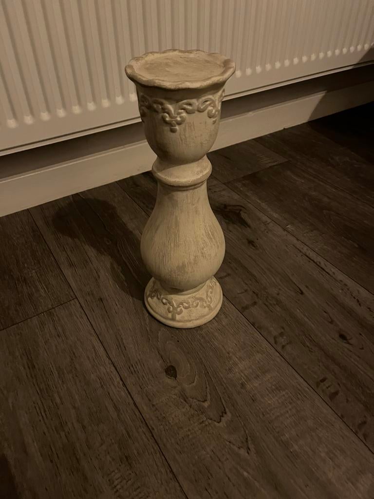 Kandelaar beton, Huis en Inrichting, Woonaccessoires | Zuilen en Pilaren, Ophalen, Zo goed als nieuw