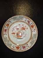 Antiek Petrus Regout Flora Bord - Pioenrozen, Ophalen of Verzenden