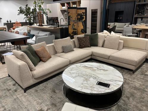 B&B Italia “Ray” hoekbank stof cat A antille LP 17.500,-, Huis en Inrichting, Banken | Bankstellen, Nieuw, Vierpersoons of meer