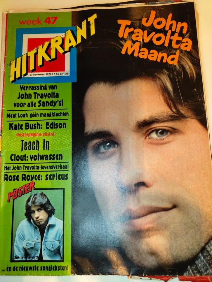 Hitkrant 1978 - John Travolta, Boeken, Tijdschriften en Kranten, Gelezen, Muziek, Film of Tv, Ophalen of Verzenden