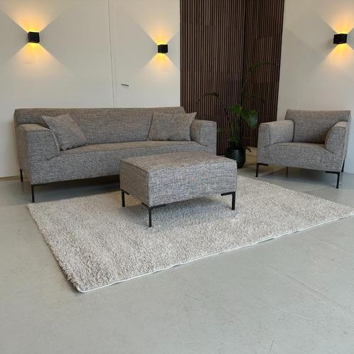 Gratis bezorging - Design on stock - professioneel gereinigd, Huis en Inrichting, Banken | Bankstellen, Zo goed als nieuw, Rechte bank