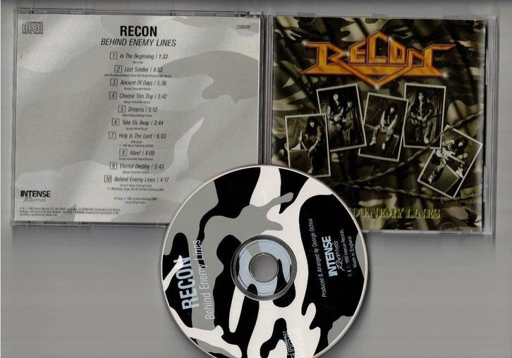 RECON CD Behind Enemy Lines - rock, Cd's en Dvd's, Cd's | Rock, Zo goed als nieuw, Poprock, Ophalen of Verzenden