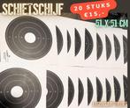 20 stuks Schietschijf karton afm. 51 x 51 cm, Ophalen, Nieuw