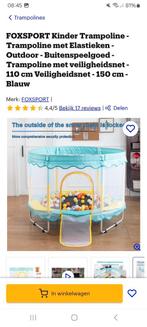 Kinder trampoline binnen en buiten, Kinderen en Baby's, Speelgoed | Buiten | Trampolines, Ophalen, Zo goed als nieuw