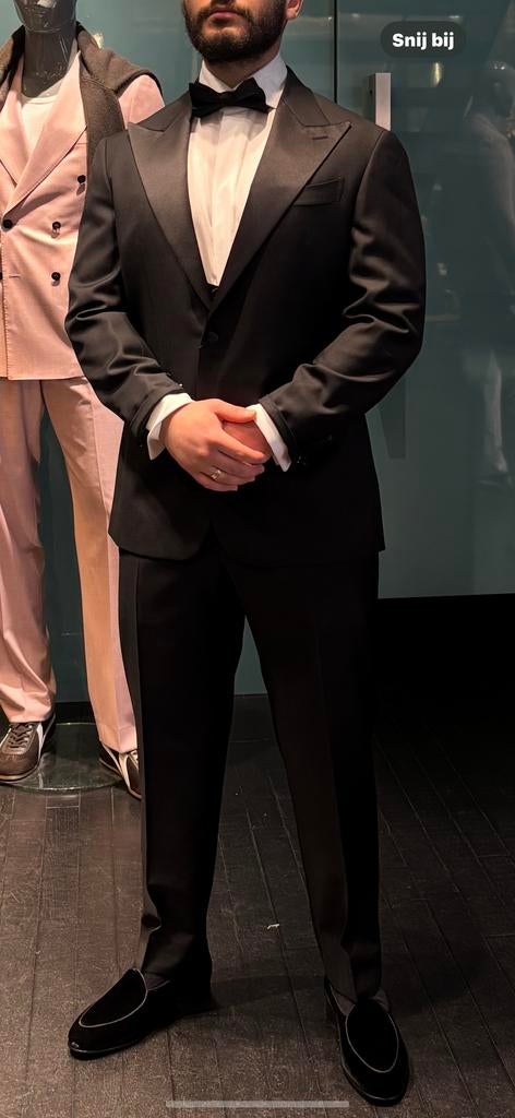 Suitsupply Herenpak compleet met accessoires, Ophalen, Nieuw, Maat 48/50 (M), Zwart