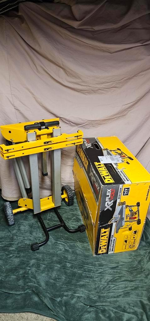 Dewalt DCS7485N Zaagtafel + DE7400 Onderstel, Doe-het-zelf en Verbouw, Gereedschap | Zaagmachines, Nieuw, Cirkelzaag, 1200 watt of meer