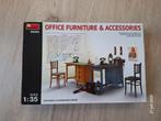 MiniArt Office Furniture & Accessories 1:35 zgan, Ophalen, Zo goed als nieuw, 1:35 tot 1:50