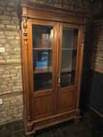 Antieke glazen vitrine kast, Antiek en Kunst, Antiek | Meubels | Kasten, Ophalen