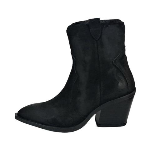 HIP maat 41 leren cowboylaars/rits zwart - gratis verzenden, Kleding | Dames, Schoenen, Nieuw, Lage of Enkellaarzen, Zwart, Verzenden