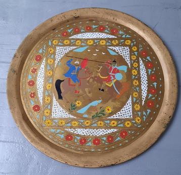 KOPER of MESSING WANDBORD - DIAMETER is 65 cm