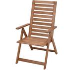 4 houten tuinstoelen Ikea Nämmarö, Ophalen, Gebruikt, Hout